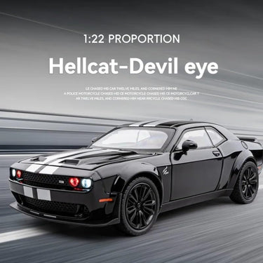 1:22 Diecast Demon Dodge Challenger SRT Model Car